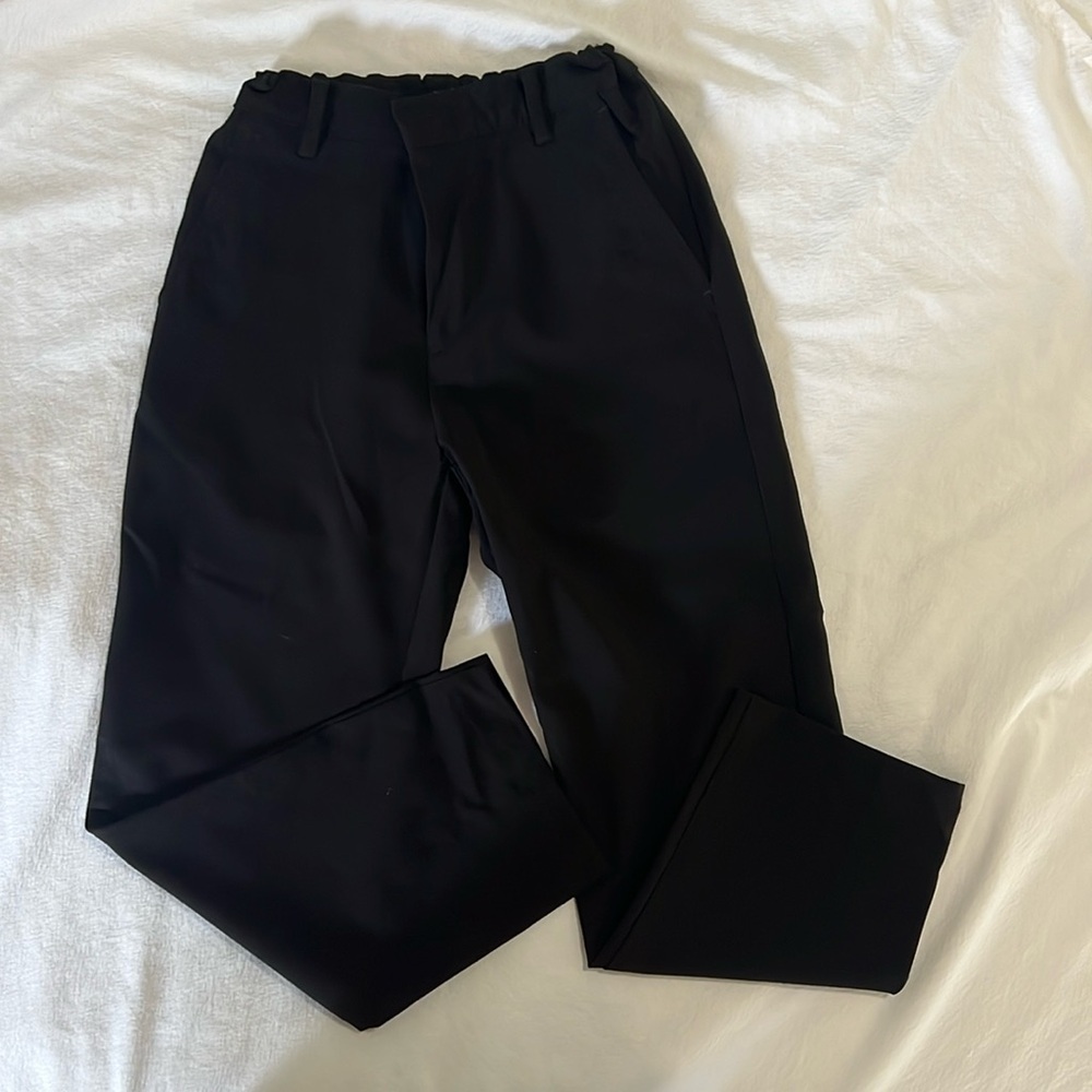 Chaps Boys Dress Pants, Black Size 7